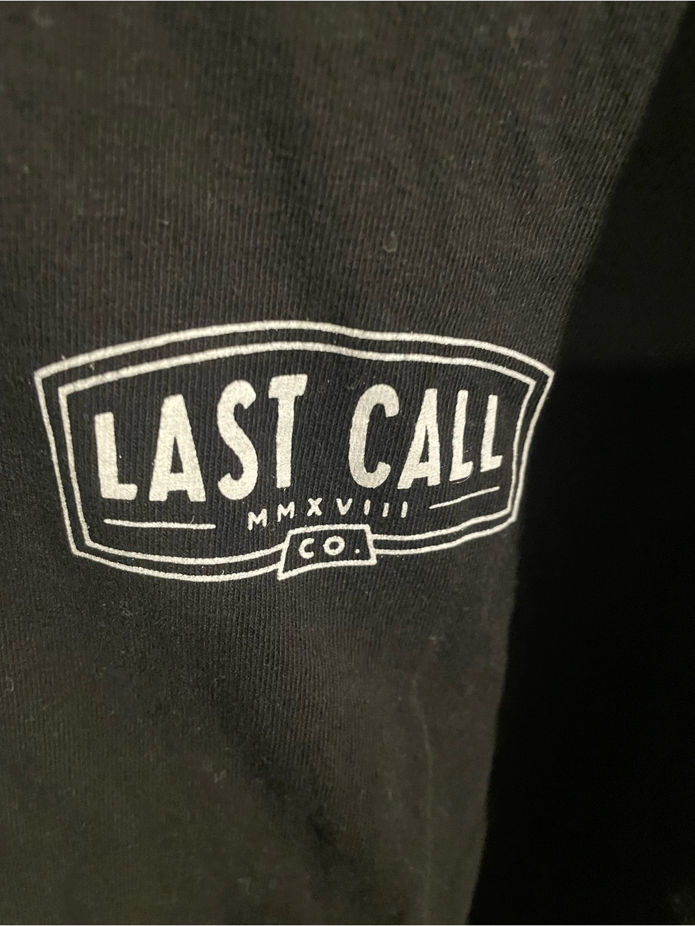 Black Logo Crewneck T-Shirt for Men - Picture 2 of 4